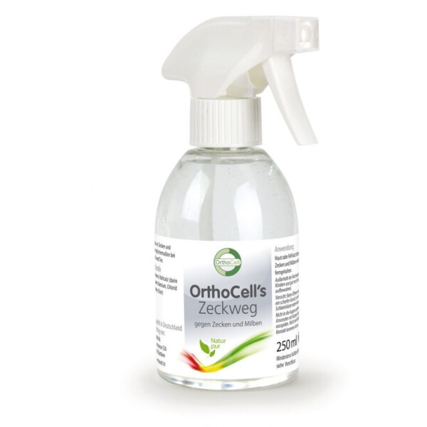 OrthoCell´s Zeckweg – biologisches Spray gegen Zecken und Milben