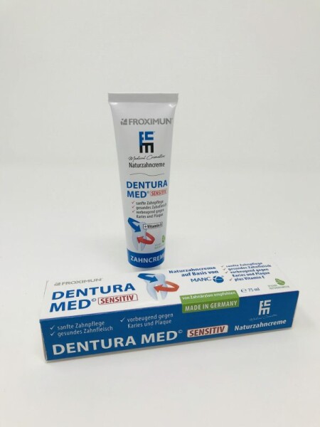 Dentura MED Naturzahncreme Sanfte Zahpflege für empfindliche Zähne 1 75 ml