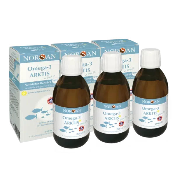 NORSAN Omega-3 Arktis 200ml 3’er Pack