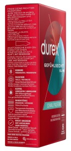 Durex Gefühlsecht Slim Fit 8er