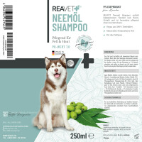 Neemöl Shampoo – Natürlicher Schutz und Pflege für Hunde 250ml