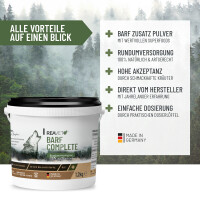 BARF Complete 1,2 kg – Vollwertige Ergänzung für gesunde Rohfütterung 3