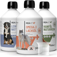 3er Barf Öl Set 3x500ml