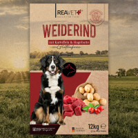 Trockenfutter Weiderind - mit Kartoffeln & Hagebutte 12k