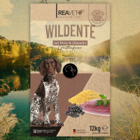Trockenfutter Wildente - mit Hirse & Holunder 12kg