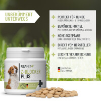 ReaVET Z-Blocker PLUS Tabletten für Hunde – 120 Stück natürlicher Zeckenschutz