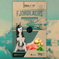 Trockenfutter Fjordlachs - mit Kartoffeln & Seealge | versch. Größen
