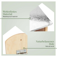 Eichhörnchen Futterhaus mit Metalldach