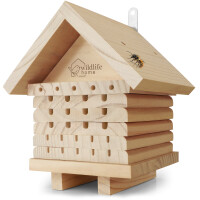 Bienenhotel aus 100% Kiefernholz, fertig montiert,...