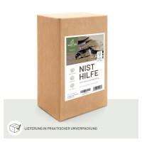 Nisthilfe für Mehlschwalben aus natürlicher Schlammerde 4