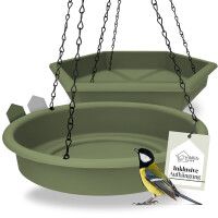 2er-Set Vogelfutterspender Grün – Wetterfeste & flexible Futterstation 1