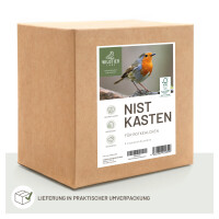 Rotkehlchen Nistkasten aus FSC-zertifiziertem Massivholz