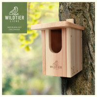 Rotkehlchen Nistkasten aus FSC-zertifiziertem Massivholz