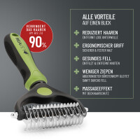 REAVET Unterwollbürste M-L für Hunde & Katzen - Sanft & Effektiv 2