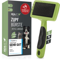 REAVET Zupfbürste S – Professionelle Fellpflege für kleine Hunde und Katzen