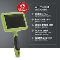 REAVET Zupfbürste Größe L - Für Hunde &