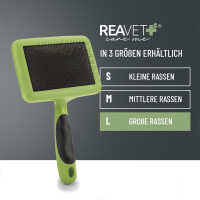 REAVET Zupfbürste Größe L - Für Hunde &