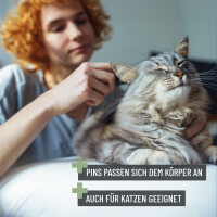 REAVET Bürste 2in1 für Hunde & Katzen - Schone