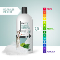 ReaVET Neemöl Hundeshampoo 500ml - Vitalisierende Fellpflege
