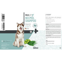 ReaVET Neemöl Hundeshampoo 500ml - Vitalisierende Fellpflege