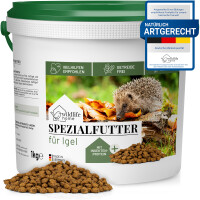 Spezialfutter für Igel 1kg - Getreidefrei, Mit Insektenprotein
