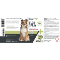 REAVET Flohspray 500ml – Effektiver Schutz für Hunde & Katzen