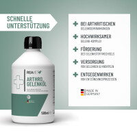 REAVET Arthro Gelenköl 500ml - Unterstützung für Hunde bei Arthrose