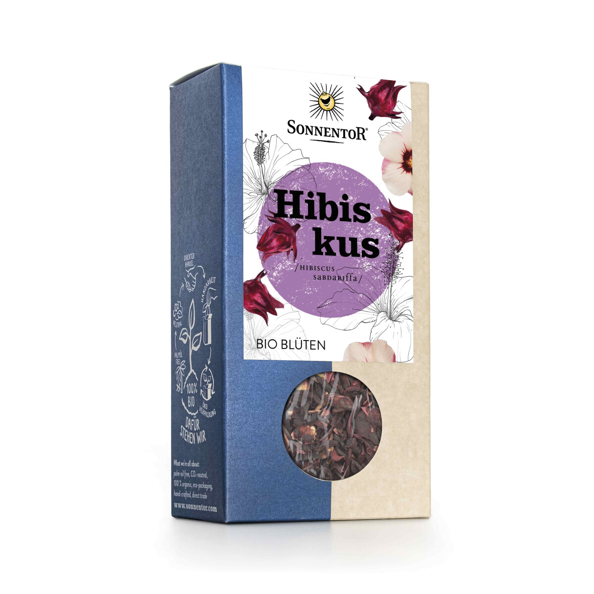 SonnentoR® Hibiskus lose bio 80 g Veganfreundlich - Image 3