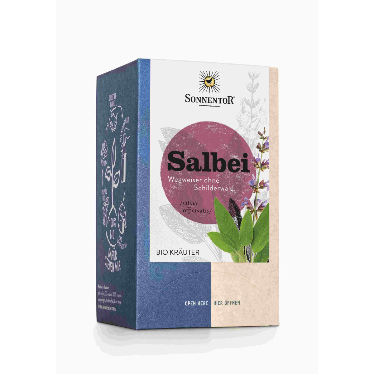 Sonnentor TEE Salbei BTL Bio 18 St Filterbeutel - Image 3
