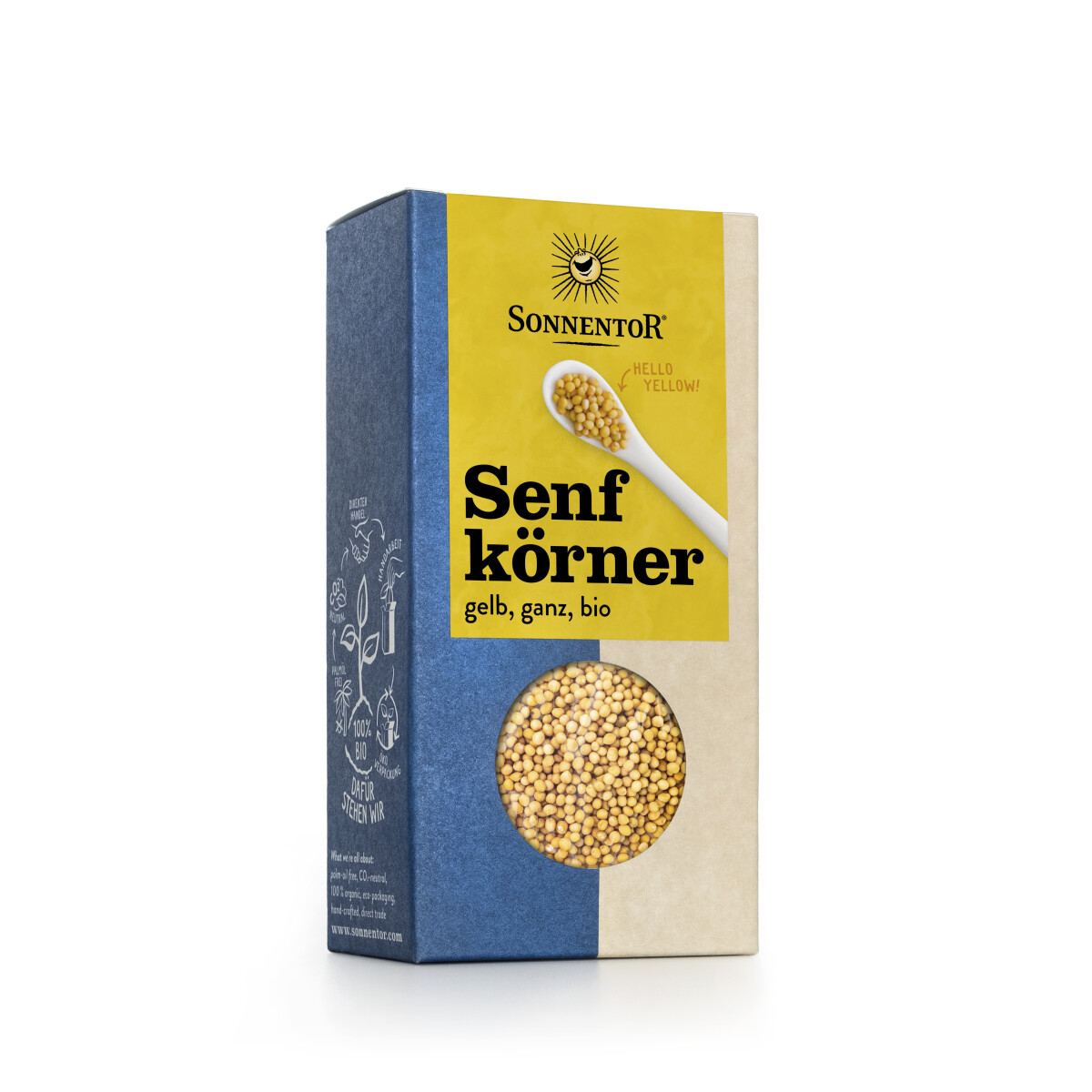 Sonnentor Kräuterhandels Gmbh Gelb Senfkörner Ganz Bio 120 G – Vielseitiges Bio-Gewürz Von Sonnentor