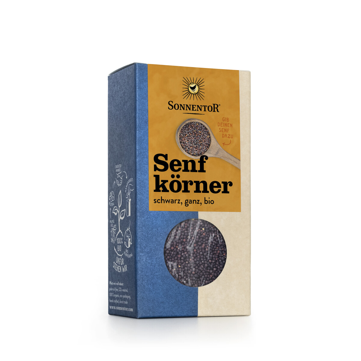 Sonnentor Kräuterhandels Gmbh Schwarze Senfkörner Bio 80 G – Intensives Aroma Für Würzige Gerichte