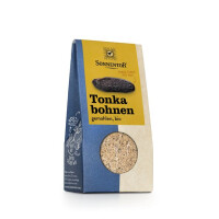 Tonkabohnen gemahlen Bio 10 g – Exklusives Gewürz für besondere Gerichte