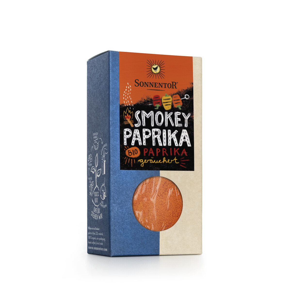 Sonnentor Kräuterhandels Gmbh Smokey Paprika Bio 50 G – Geräuchertes Bio-Paprikapulver Für Rauchige Aromen