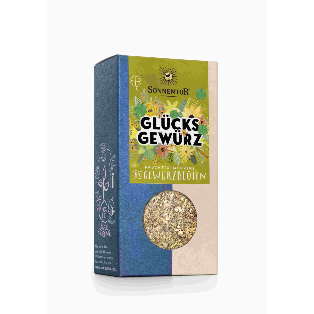 Sonnentor Kräuterhandels Gmbh Rosa Glücks Gewürz-Blüten-Zubereitung Bio 35 G – Mediterrane Bio-Gewürzmischung
