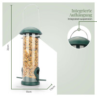 Vogelfuttersäule für Körnerfutter | versch. Größen 5