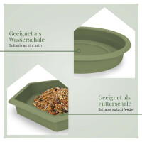 2er Set Vogelfutterspender | versch. Farben