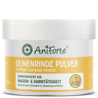 AniForte Ulmenrinde Pulver Hund & Katze 100 g - 100 % Ro