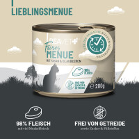 Feines Menue für Katzen - Huhn mit Fasan & Blaubeer