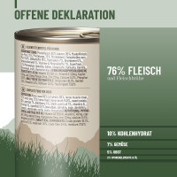 Hundenassfutter - Pferd mit Süßkartoffeln an Past