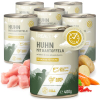 Hundenassfutter - Huhn mit Kartoffeln an gallery