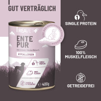 Hundenassfutter - Ente Pur | versch. Größen