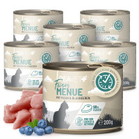 Feines Menue für Katzen - Huhn mit Fasan & Blaubeeren  | versch. Größen