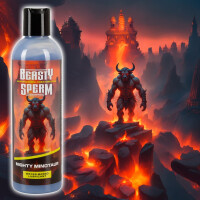 Beasty Cocks Sperm – Effekt-Gleitgel in graublauer Fan