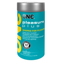 ONE Pleasure Plus Kondome – innen gerippt, stimulieren