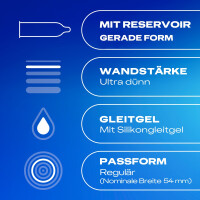 Durex Gefühlsecht Ultra Dünn Kondome – d&uum